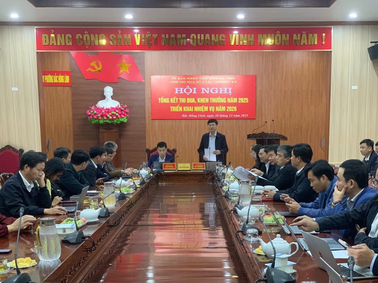 Cụm thi đua số 3 các đơn vị phường, xã ký kết giao ước thi đua năm 2026