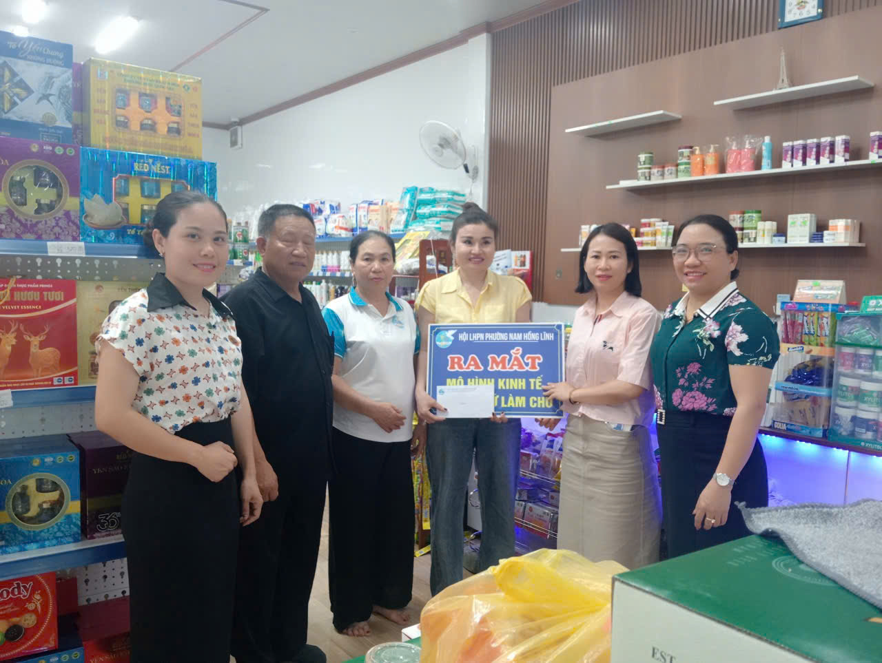 Lễ ra mắt mô hình kinh tế do phụ nữ làm chủ tại TDP 7 Nam Hồng