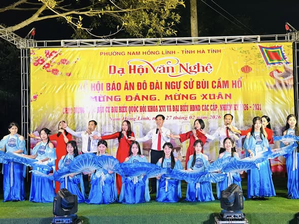 Đặc sắc đêm dạ hội văn nghệ chào mừng Lễ hội Báo ân Đô đài Ngự sử Bùi Cầm Hổ