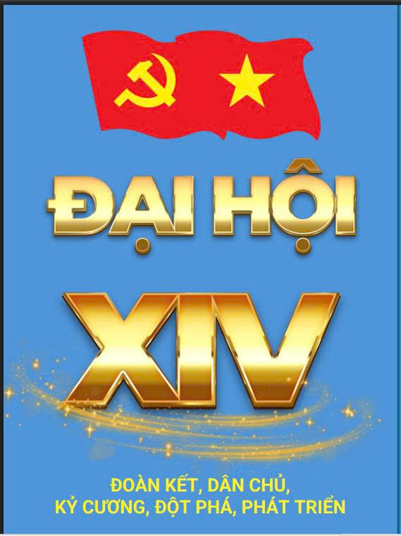 Tờ gấp tuyên truyền kết quả Đại hội XIV của Đảng