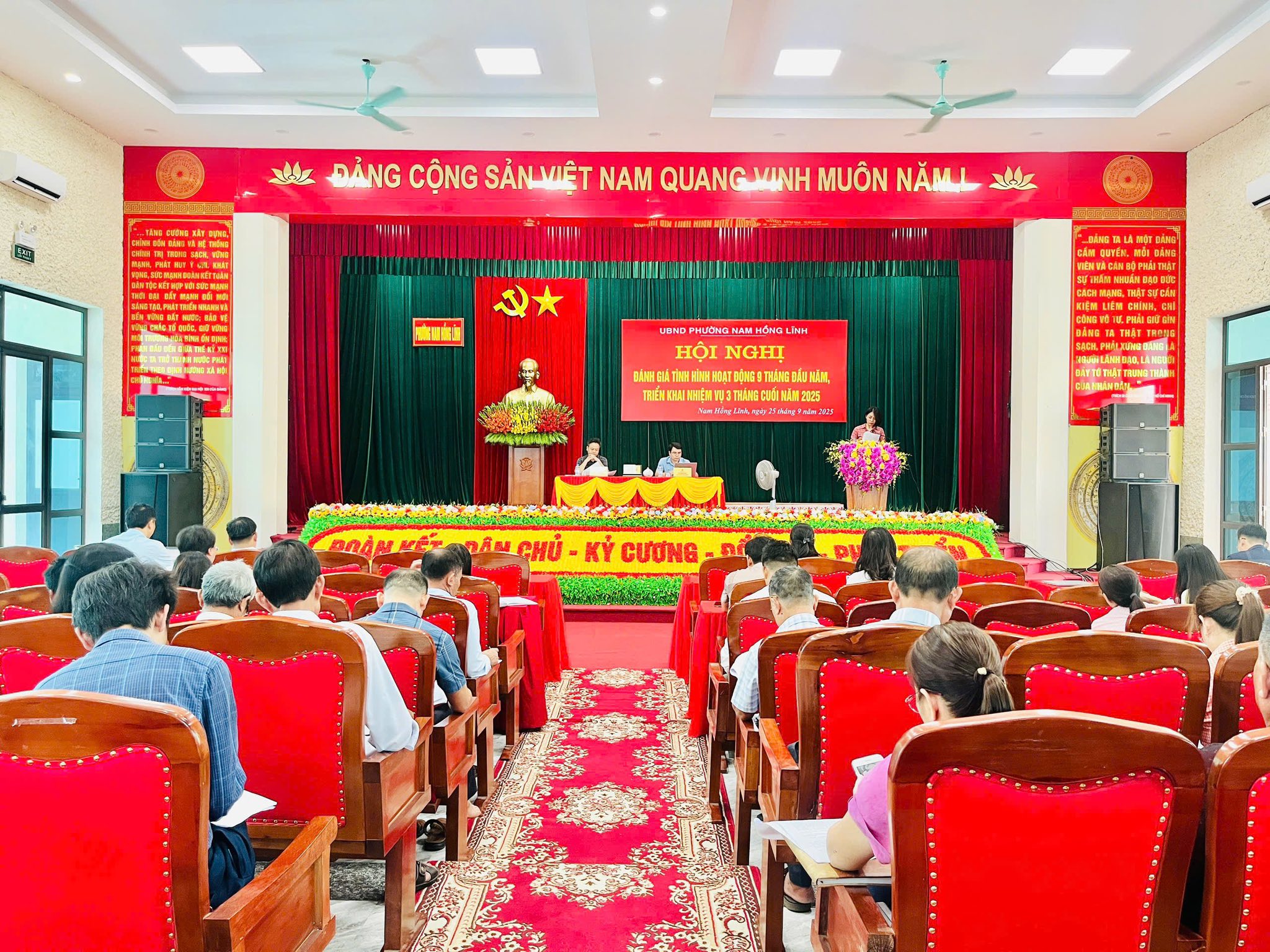 Ủy ban nhân dân phường Nam Hồng Lĩnh tập trung quyết tâm hoàn thành các mục tiêu Kinh tế - Xã hội năm 2025 