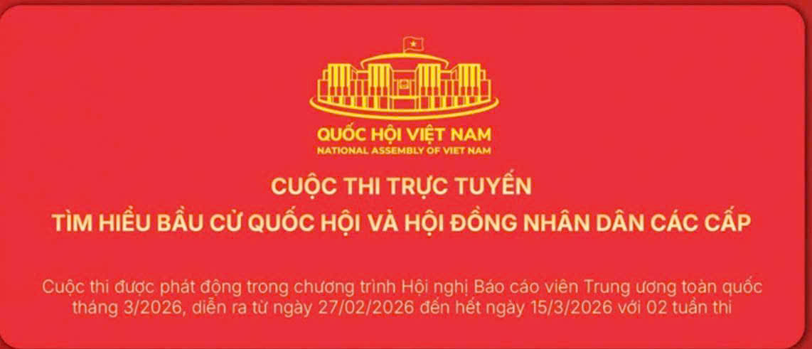Cuộc thi trực tuyến tìm hiểu bầu cử Quốc hội và Hội đồng nhân dân các cấp