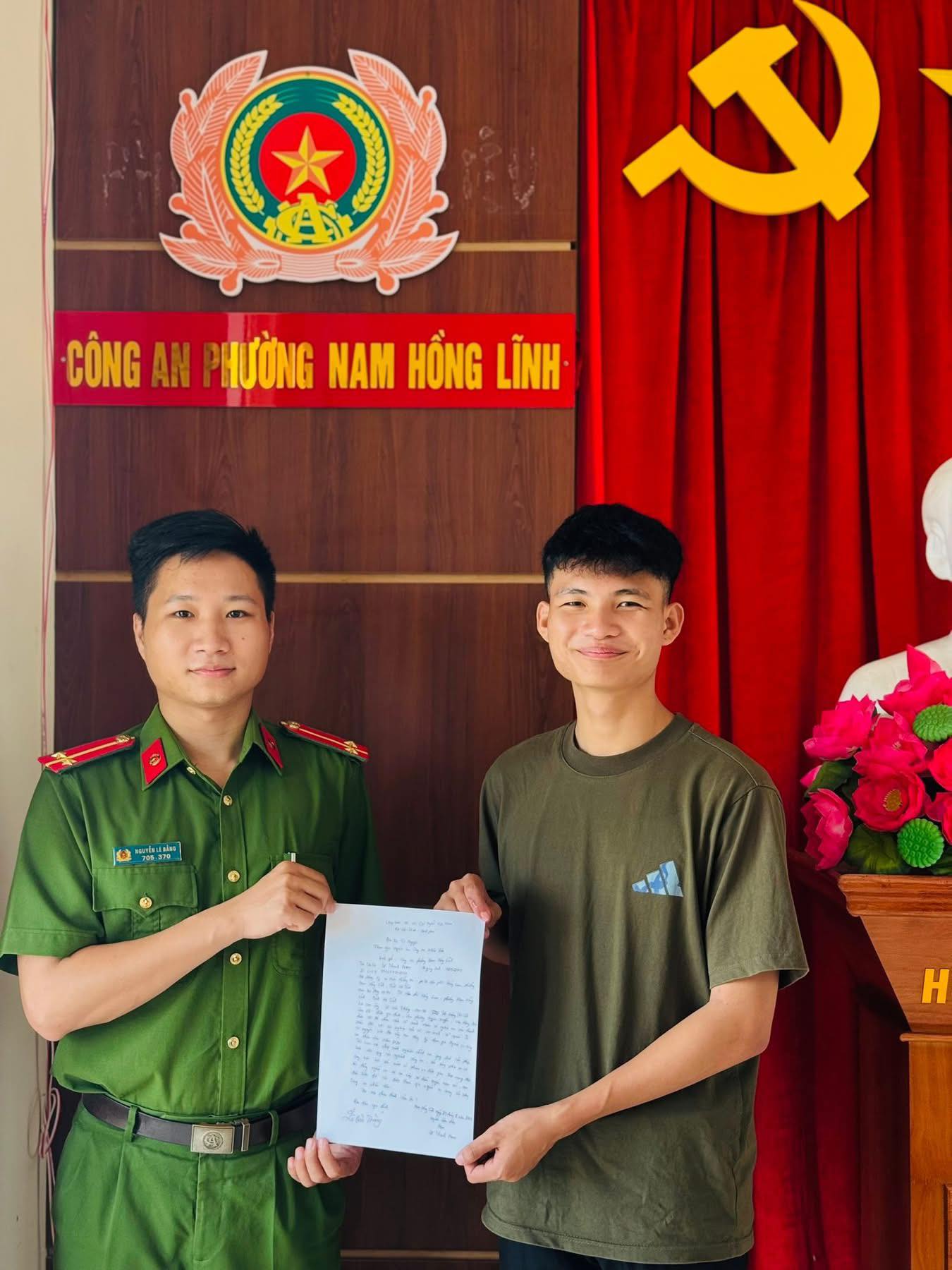 Thanh niên Nam Hồng Lĩnh tự nguyện đăng ký tham gia nghĩa vụ Công an nhân dân năm 2026