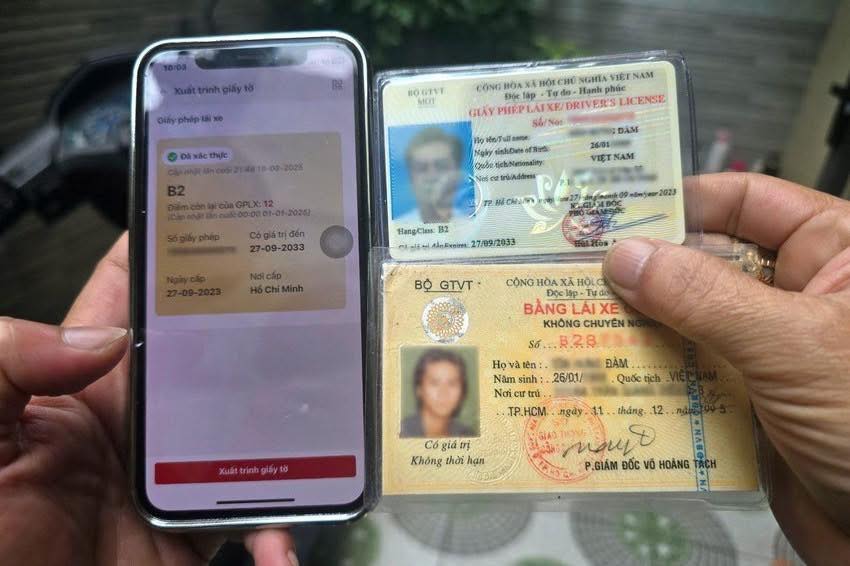 Thông báo tiếp nhận hồ sơ làm sạch dữ liệu Giấy phép lái xe tại Công an phường Nam Hồng Lĩnh