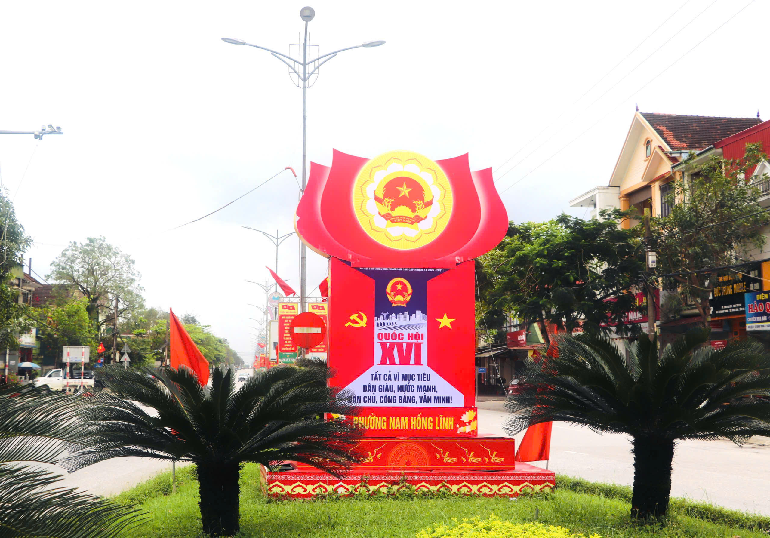 Không khí hướng tới ngày bầu cử đại biểu Quốc hội khóa XVI và đại biểu HĐND các cấp, nhiệm kỳ 2026 -2031 trên địa bàn phường Nam Hồng Lĩnh