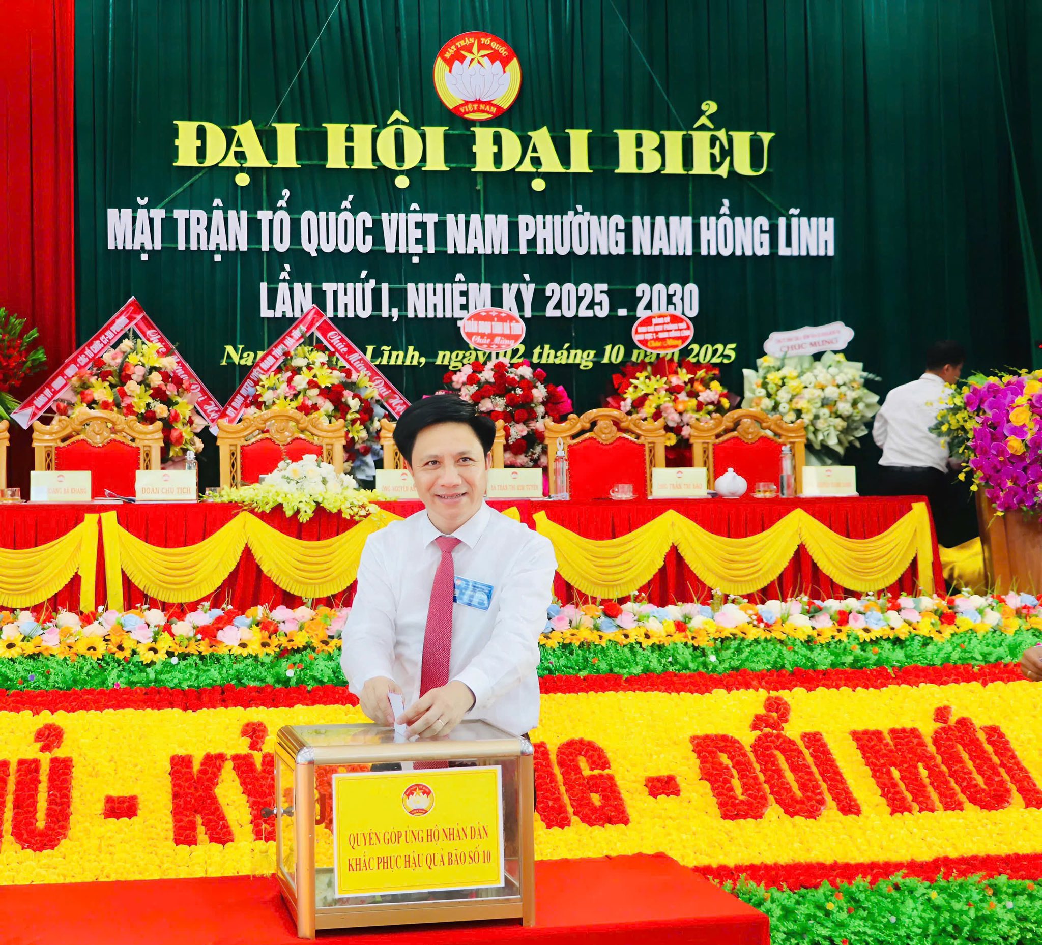 Phường Nam Hồng Lĩnh phát động ủng hộ đồng bào bị thiệt hại do bão số 10