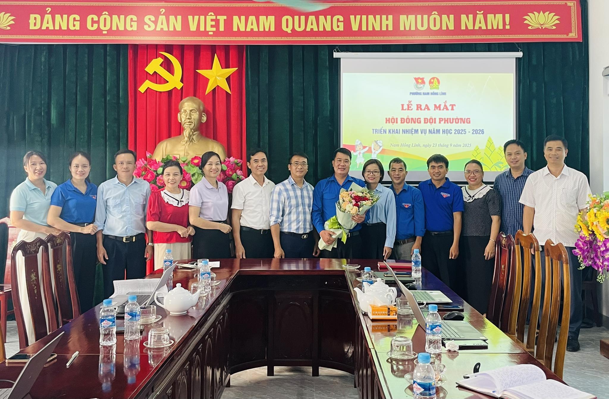 Ra mắt Hội đồng Đội phường Nam Hồng Lĩnh sau sát nhập chính quyền 2 cấp