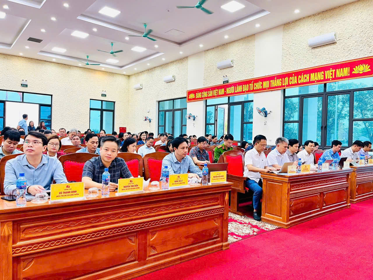 Phường Nam Hồng Lĩnh kết nối trực tuyến học tập, quán triệt Nghị quyết Đại hội đại biểu Đảng bộ tỉnh lần thứ XX, nhiệm kỳ 2025 – 2030