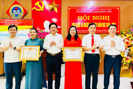 Trường THCS Nam Hồng Lĩnh: Kế thừa thành quả, đổi mới tư duy, tạo chuyển biến thực chất trong năm học mới 
