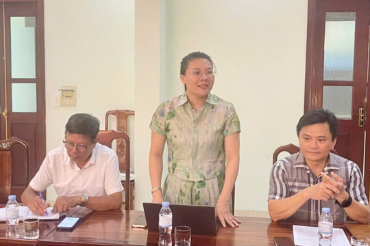 Ban Kinh tế - Ngân sách HĐND phường làm việc với Kho bạc nhà nước Khu vực 12