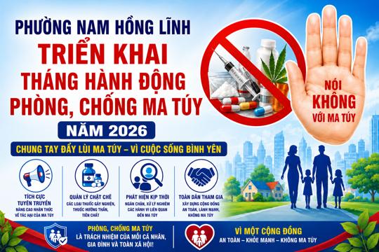 Triển khai tháng hành động phòng, chống ma túy năm 2026