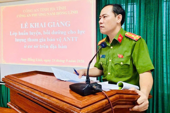    Phát huy sức mạnh từ cơ sở, giữ vững an ninh, trật tự trên địa bàn phường Nam Hồng Lĩnh