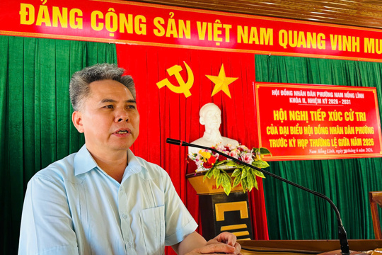 Đồng chí Tôn Quang Ngọc, Phó Bí thư Đảng ủy, Chủ tịch UBND phường: Nhiều ý kiến cử tri tâm huyết, sát thực tiễn