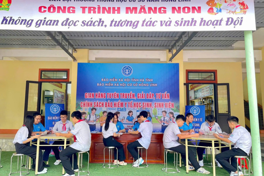 Lan tỏa giá trị nhân văn từ chính sách BHYT học sinh tại trường THCS Nam Hồng Lĩnh 