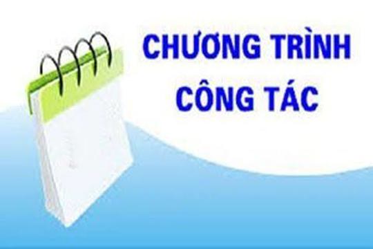 Chương trình công tác tháng 9/2026