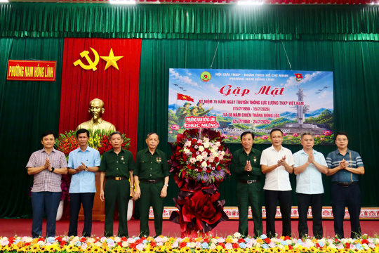 Thắm tình đồng đội trong ngày gặp mặt kỷ niệm 76 năm Ngày truyền thống lực lượng TNXP Việt Nam (15/7) 