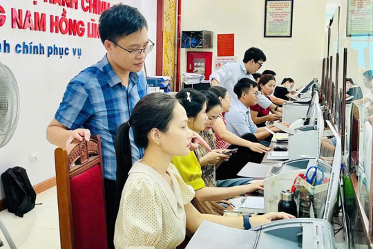 Phường Nam Hồng Lĩnh tiếp nhận hồ sơ tính lại tiền sử dụng đất theo quy định mới của UBND tỉnh