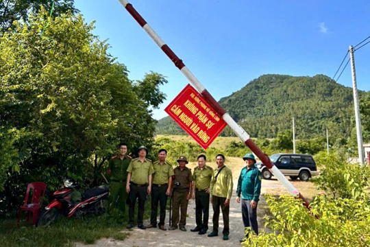 Đoàn liên ngành của tỉnh kiểm tra công tác phòng cháy, chữa cháy rừng tại phường Nam Hồng Lĩnh