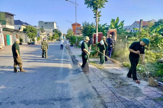 Lan tỏa khí thế ra quân, chung sức xây dựng phường Nam Hồng Lĩnh sáng – xanh – sạch – đẹp