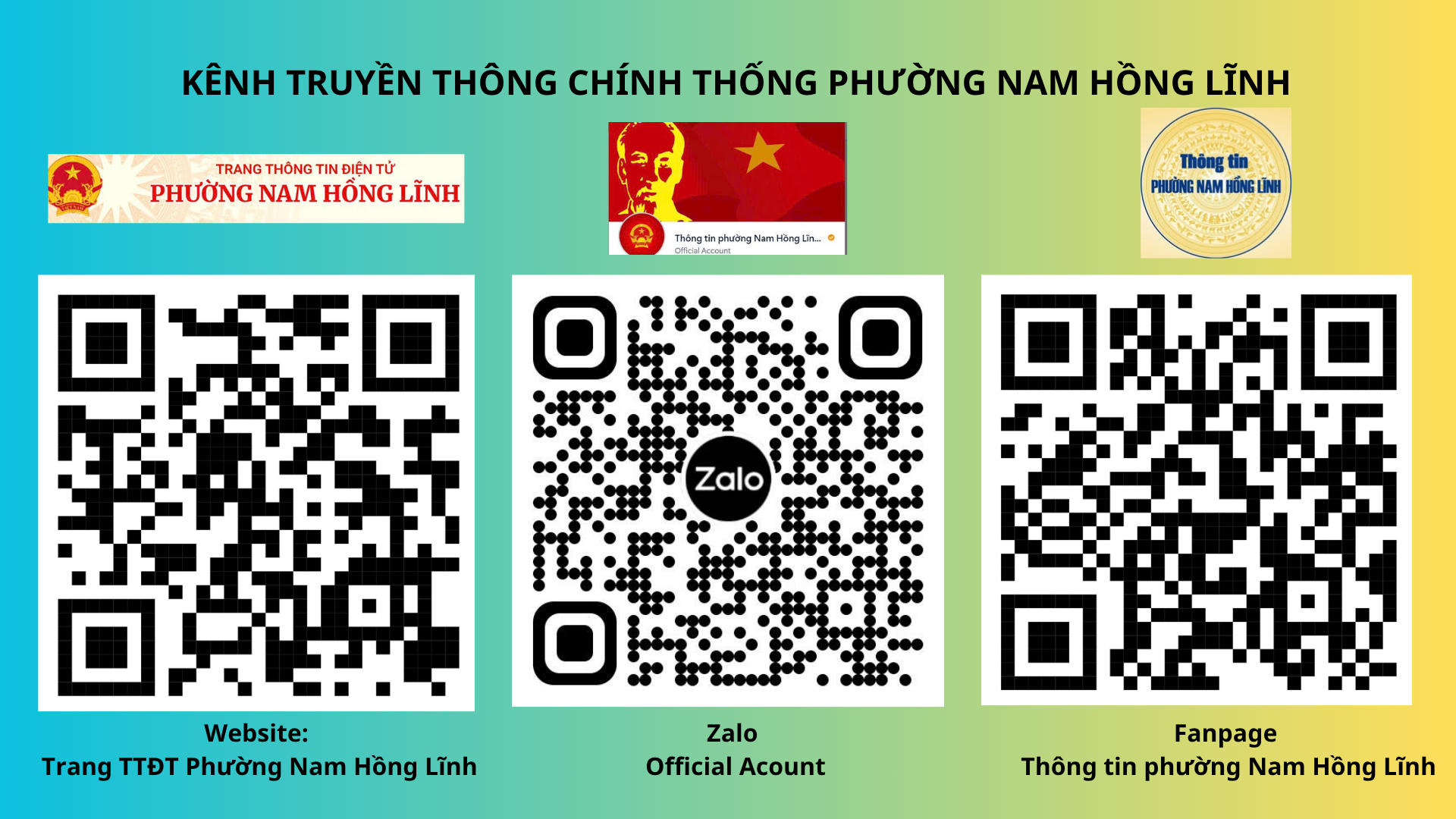 Kênh truyền thông chính thống phường Nam Hồng Lĩnh