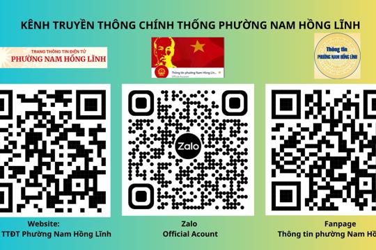 Kênh truyền thông chính thống phường Nam Hồng Lĩnh