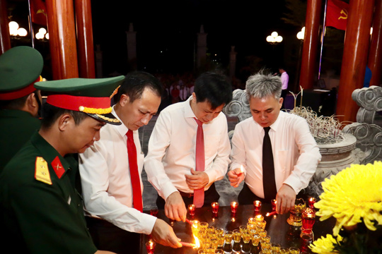 Phường Nam Hồng Lĩnh “thắp sáng ngọn lửa tri ân - đời đời nhớ ơn các anh hùng liệt sĩ”