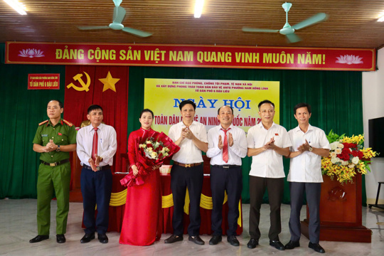 TDP 6 Đậu Liêu, phường Nam Hồng Lĩnh tổ chức điểm Ngày hội toàn dân bảo vệ an ninh Tổ quốc năm 2026