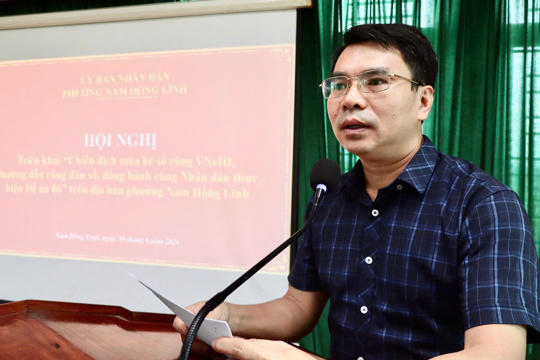Triển khai “chiến dịch mùa hè số cùng VNeID ”, đồng hành cùng nhân dân thực hiện đề án 06 trên địa bàn phường 