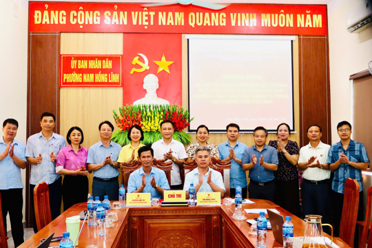 UBND - Ủy ban MTTQ Việt Nam phường Nam Hồng Lĩnh ký kết kế hoạch phối hợp thực hiện nhiệm vụ chính trị 6 tháng cuối năm 2026