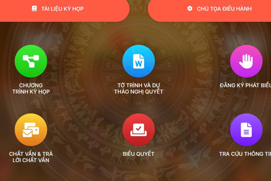 Đại biểu Hội đồng nhân dân phường Nam Hồng Lĩnh tập huấn phần mềm kỳ họp không giấy