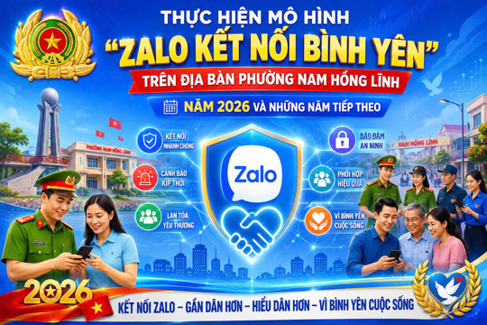 Triển khai mô hình “zalo kết nối bình yên” trên địa bàn phường năm 2026 và những năm tiếp theo 