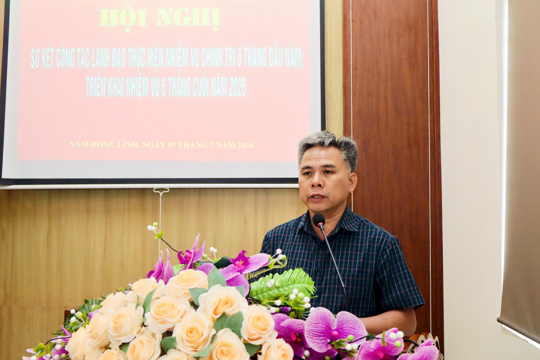 Đảng ủy UBND phường Nam Hồng Lĩnh nâng cao chất lượng công tác xây dựng Đảng, thực hiện thắng lợi nhiệm vụ chính trị năm 2026
