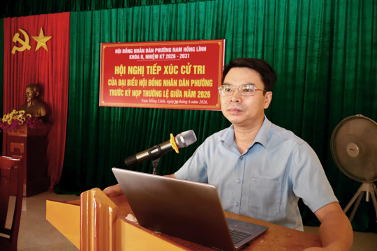 Nhiều kiến nghị về sản xuất nông nghiệp tại tiếp xúc cử tri của Tổ đại biểu số 3 HĐND phường Nam Hồng Lĩnh