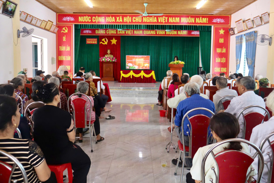 Tổ dân phố 6 Đậu Liêu gặp mặt kỷ niệm 79 năm Ngày Thương binh - Liệt sĩ