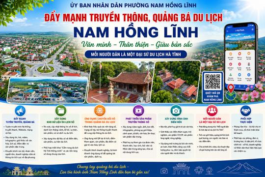 Phường Nam Hồng Lĩnh đẩy mạnh truyền thông, quảng bá du lịch, lan tỏa hình ảnh quê hương