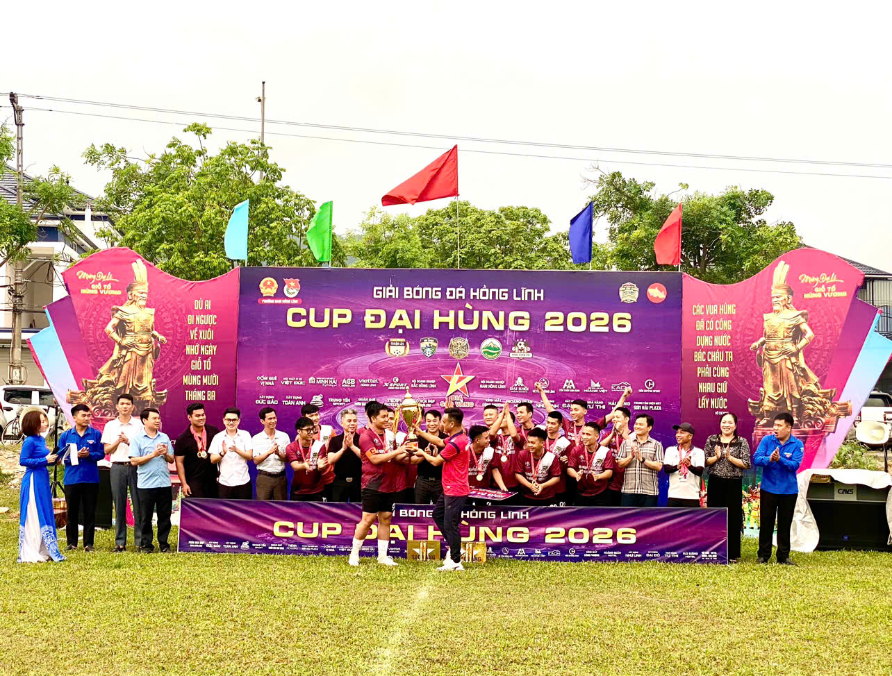 Bế mạc và trao giải Giải bóng đá nam – Cúp Đại Hùng năm 2026