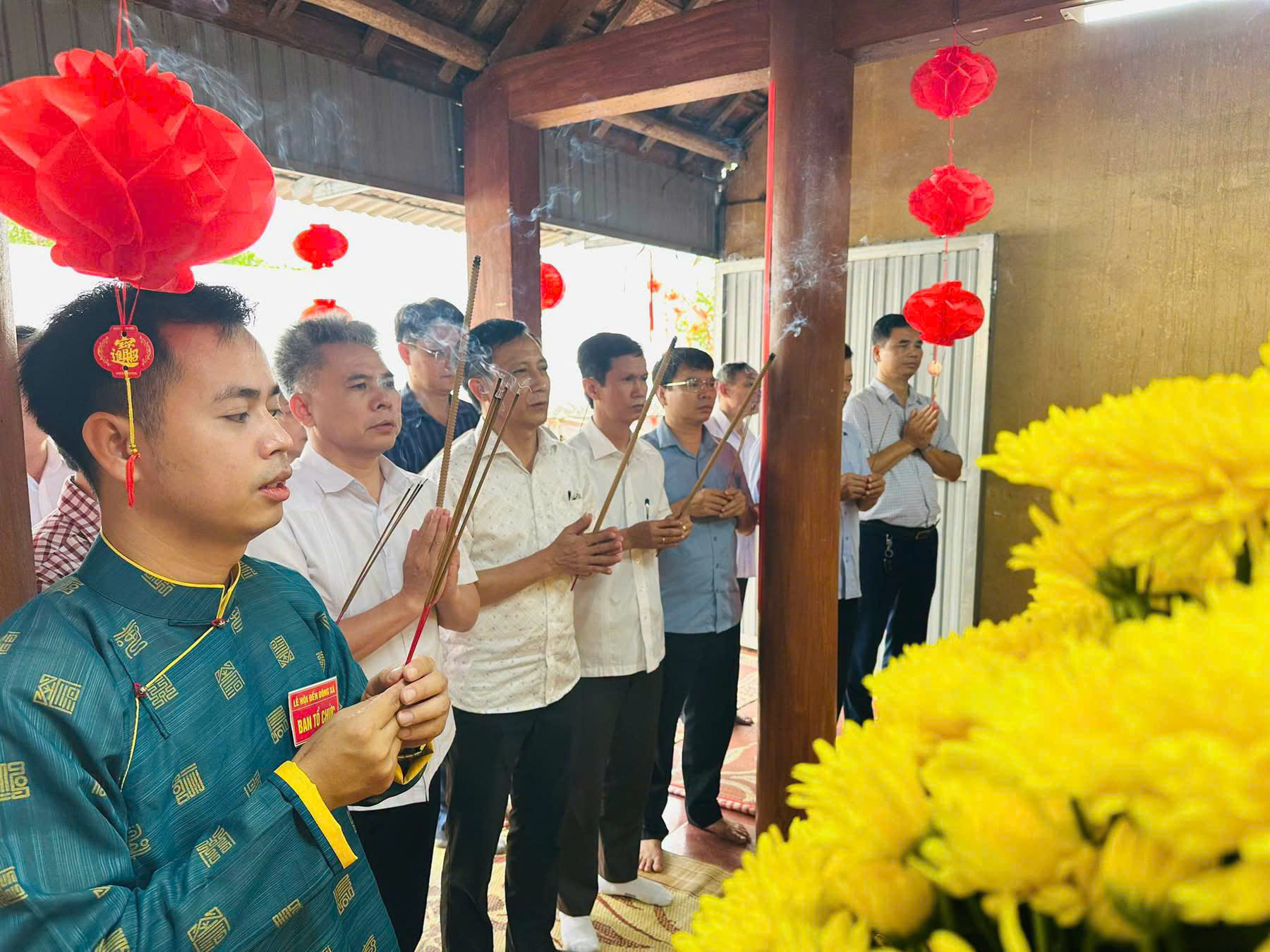 Trang trọng, thành kính tổ chức Lễ hội Đền Đông Xá, phường Nam Hồng Lĩnh