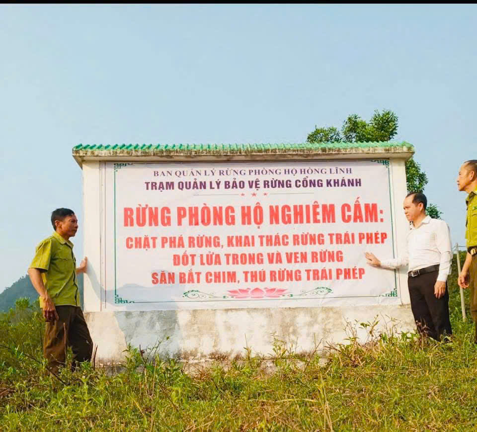 Công điện của Chủ tịch UBND phường Nam Hồng Lĩnh về việc tăng cường các biện pháp cấp bách phòng cháy, chữa cháy rừng 