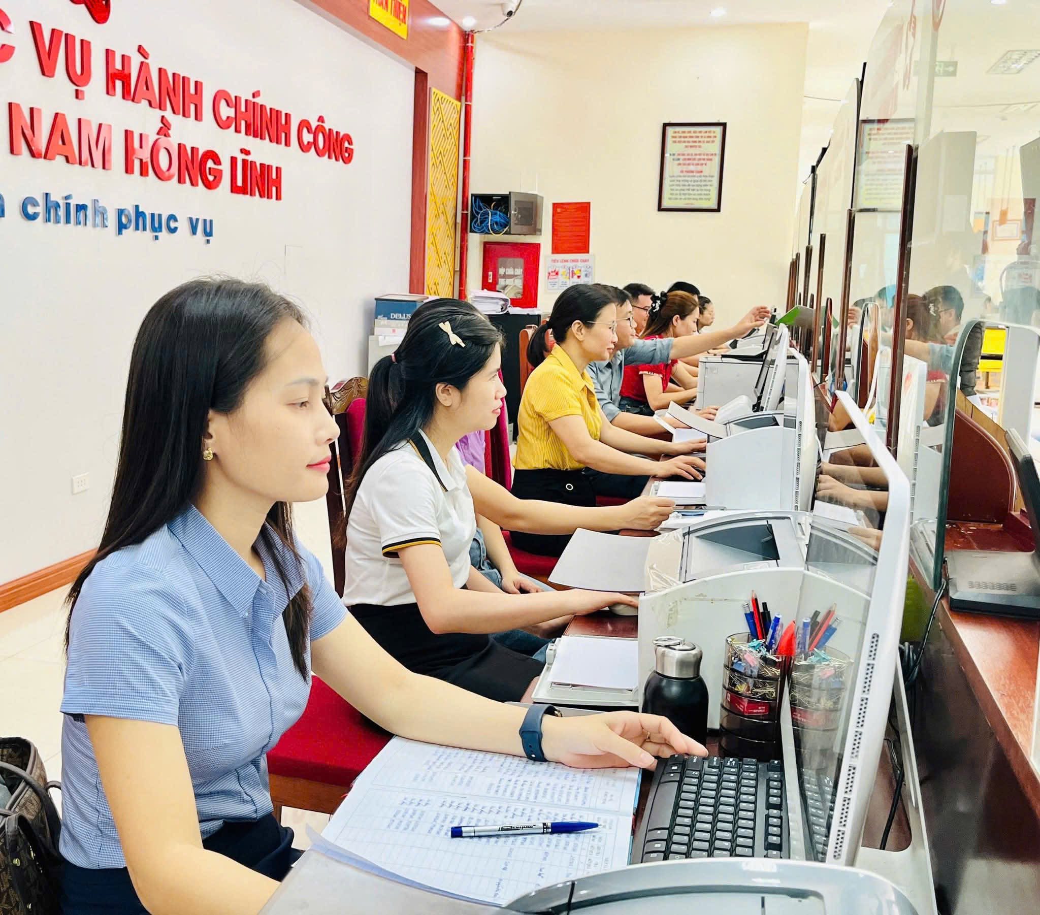 Phường Nam Hồng Lĩnh đẩy mạnh cải cách hành chính, nâng cao chất lượng phục vụ Nhân dân 
