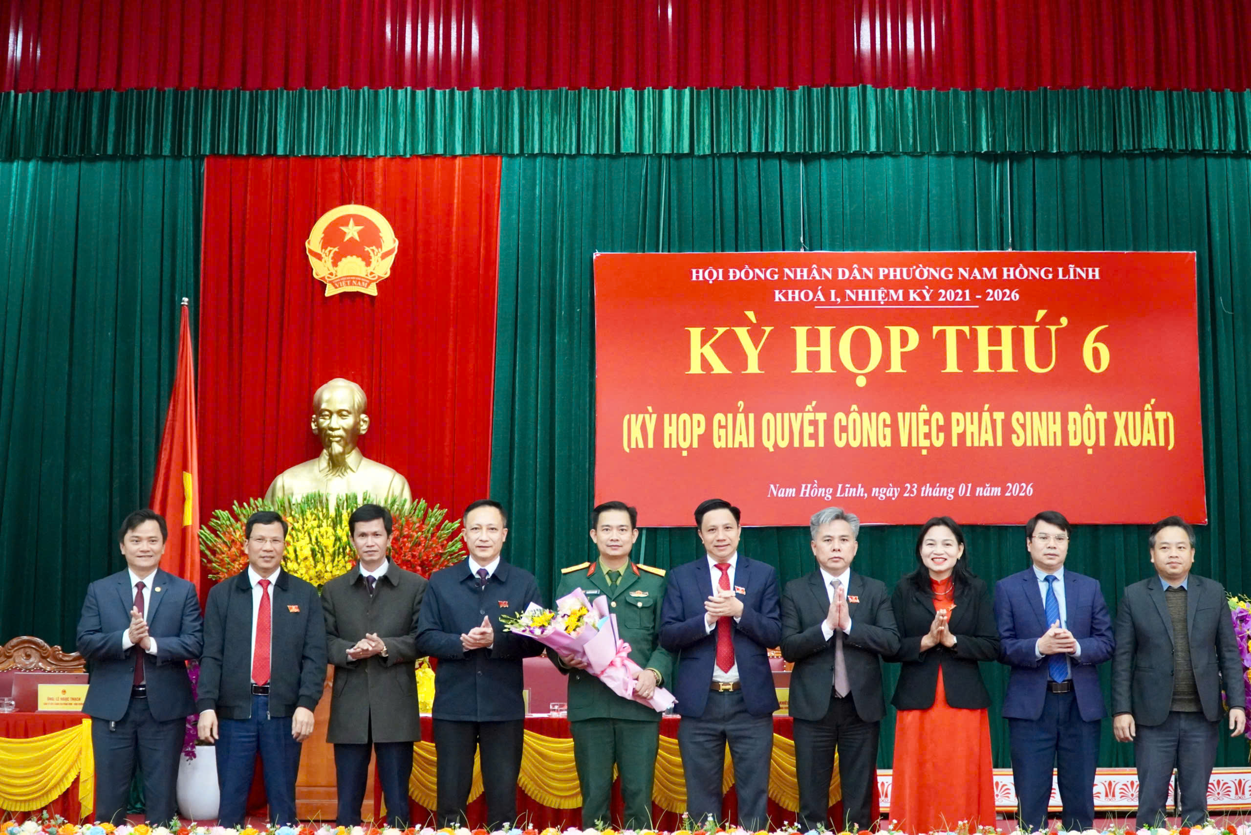 HĐND phường Nam Hồng Lĩnh khoá I, nhiệm kỳ 2021-2026 tổ chức thành công kỳ họp thứ 6 